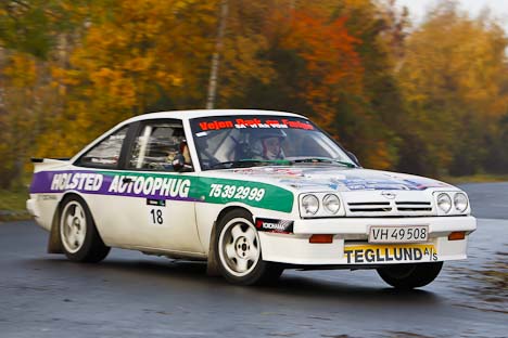 Niels J. Jørgensen blev vinder i klasse 5 i sin Opel Manta Magic Evo 5.
(Foto: Bjørn Johansson / <A HREF="http://www.bjohansson.dk" TARGET=_blank >bjohansson.dk</A>)